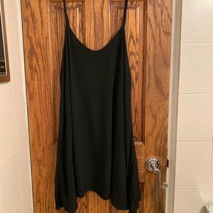 Black flowy spaghetti strap dress from American eagle brand don’t ask why